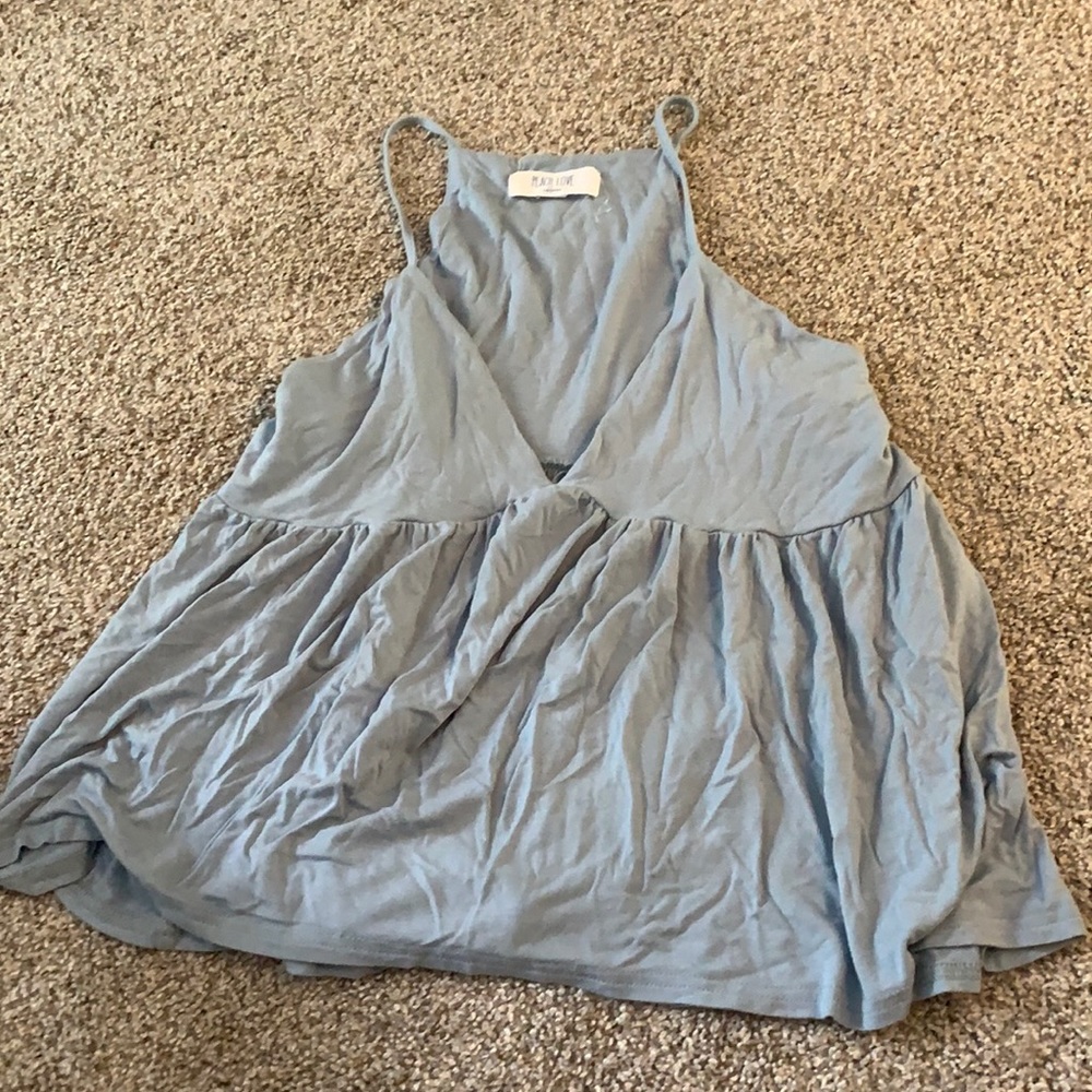 Peach Love cute tank top cropped size L